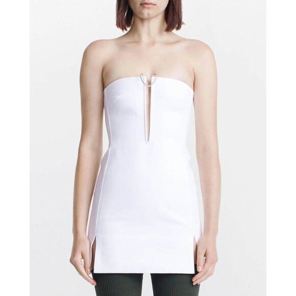 Dion Lee Mobius Mini Dress in Ivory Aus 4 US 0 New Womens Strapless Canvas - Picture 1 of 16